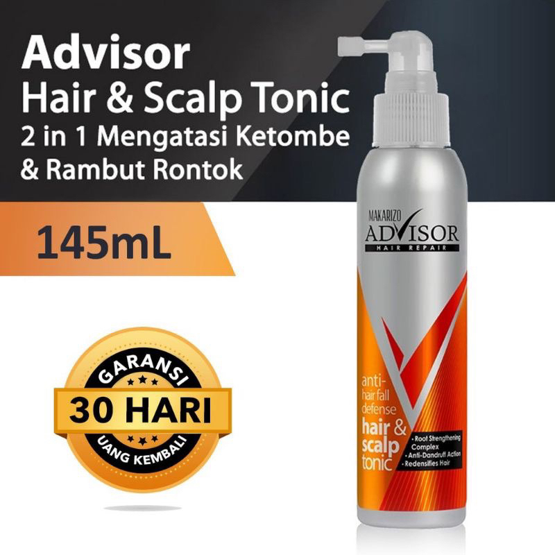 Makarizo Advisor Hair Tonic Vitamin Rambut Rontok 145ml