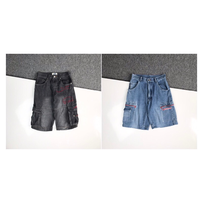 PIKO & BADBOY short cargo jeans