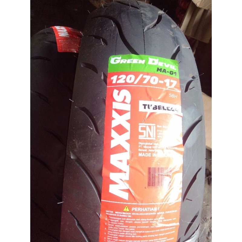 BAN LUAR 120/70-17 MAXXIS GREEN DEVIL