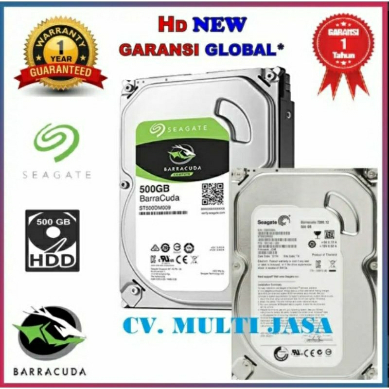 Hardisk ORI BARU 500GB komputer & CCTV