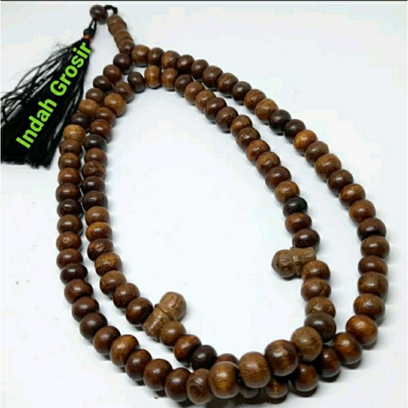 GROSIR TASBIH KAYU KELOR 8MM 99BUTIR