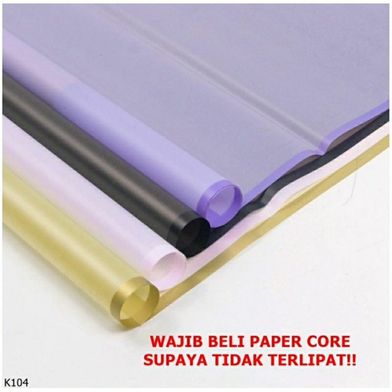 [5 LEMBAR] Kertas Cellophane K104-7088 (Sudah Termasuk Serongsong/Paper Core)