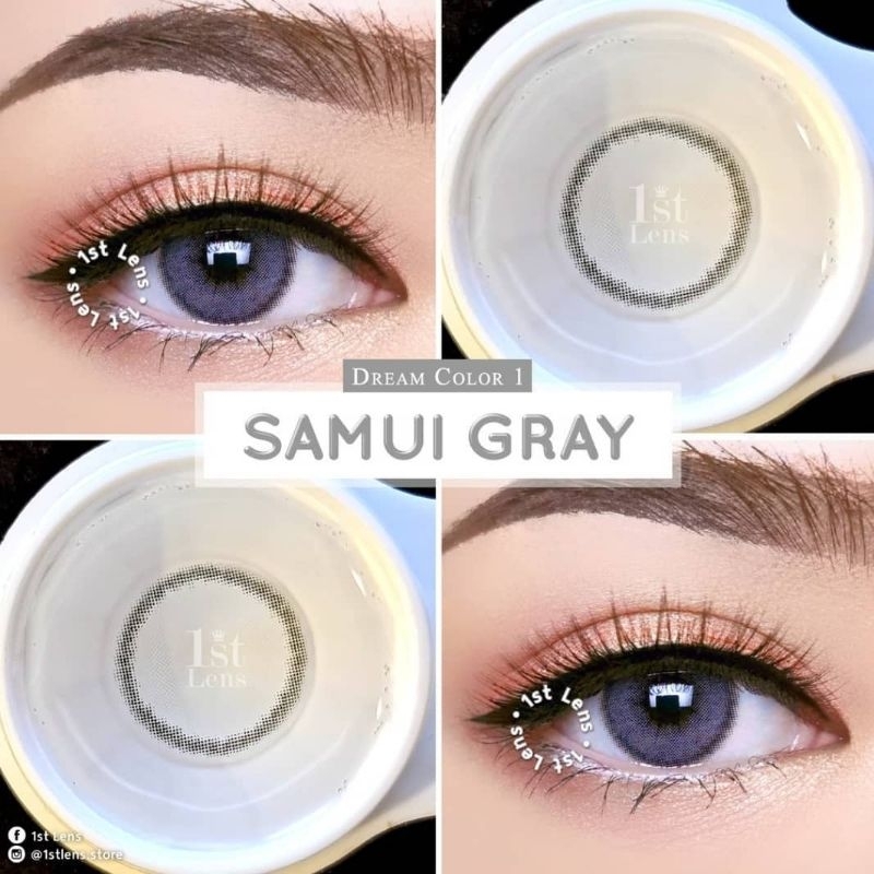 SOFTLENS SAMUI DCL GRAY GREY NORMAL MINUS s.d-6.00 ORIGINAL