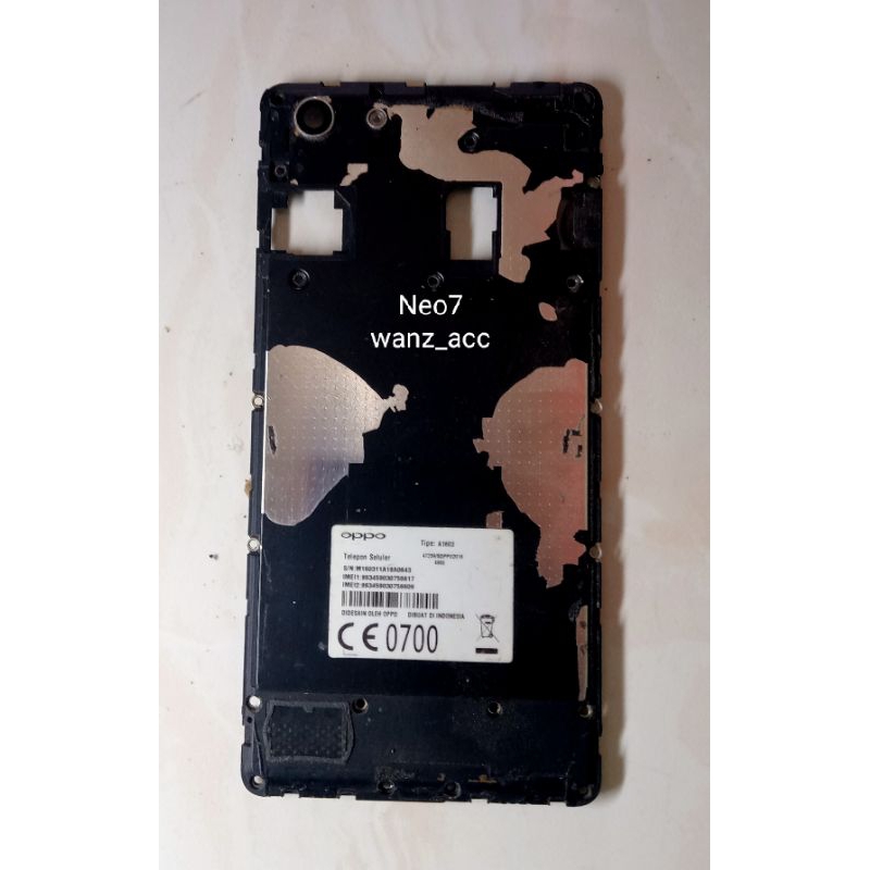 Tutup mesin oppo Neo 7 / A33W Bekas
