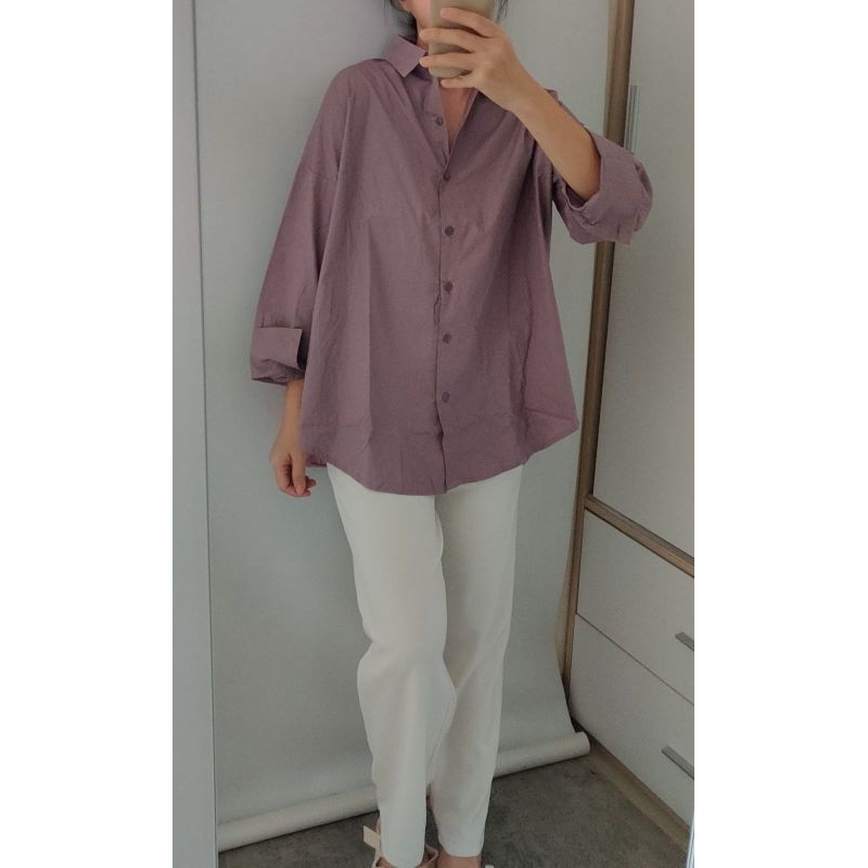 oversized shirt back pleats/Nadine shirt