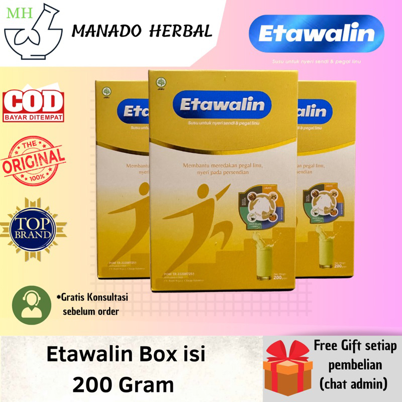 

MANADO - (Free Ongkir) Etawalin Box isi 200 Gram 100% ORIGINAL - AGEN RESMI