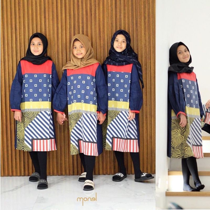 Basma Midi Dress Kids by Monel Preloved
