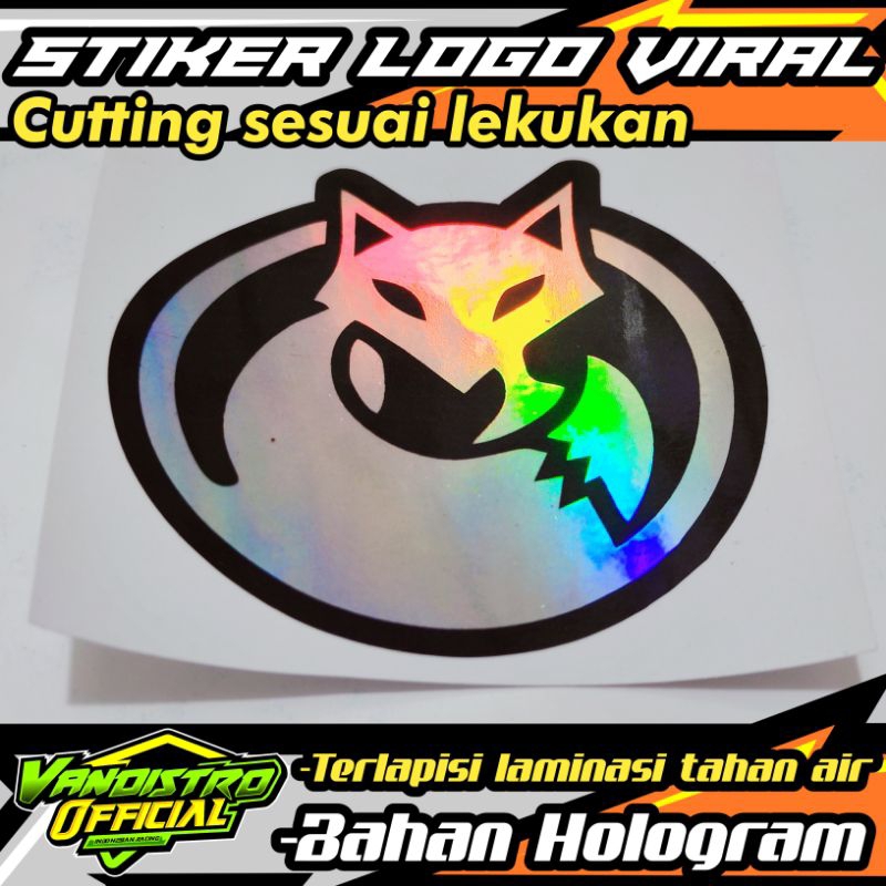 STIKER LOGO FOX