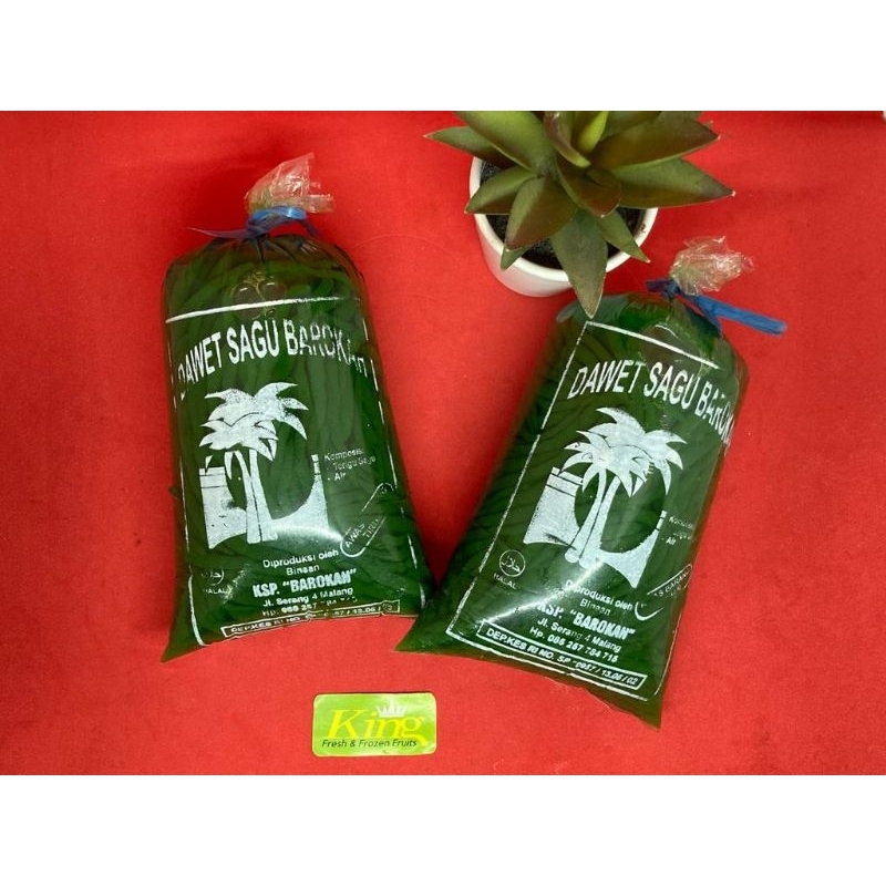 

Dawet sagu/cendol sagu hijau, dawet sagu hijau