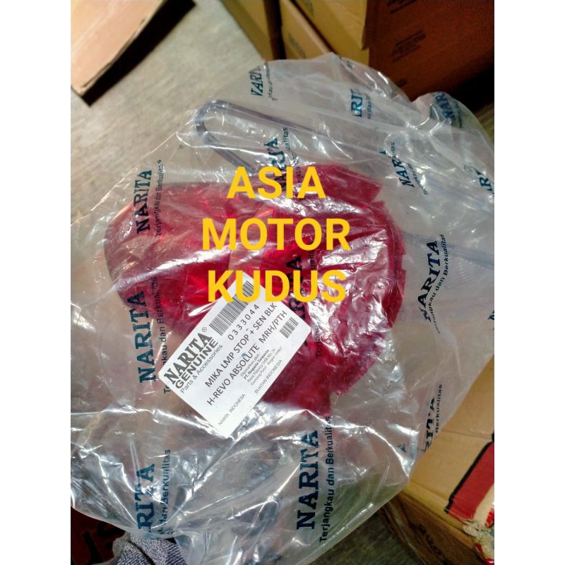 Mica mika kaca stop mika kaca lampu stop cover stoplamp stop lampu belakang Revo absolut