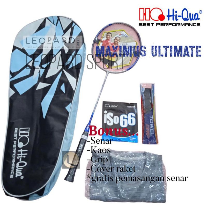 Raket Badminton Hi-Qua Maximus Ultimate / Raket Badminton Hiqua
