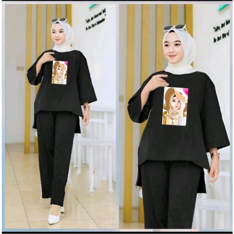 SETELAN WANITA OVERSIZE DTF WOMEN STLYE