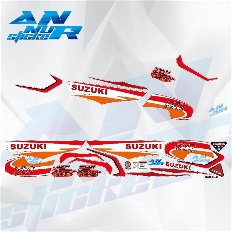 striping stiker tornado gs 110 lis tornado gs variasi