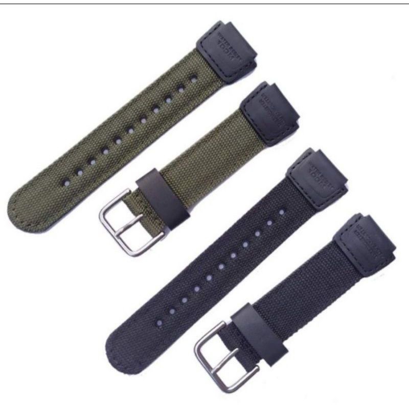 Tali Kanvas Casio AE 1000 AE 1200 SGW 300 Strap Nylon Kanvas Pengganti Replacement