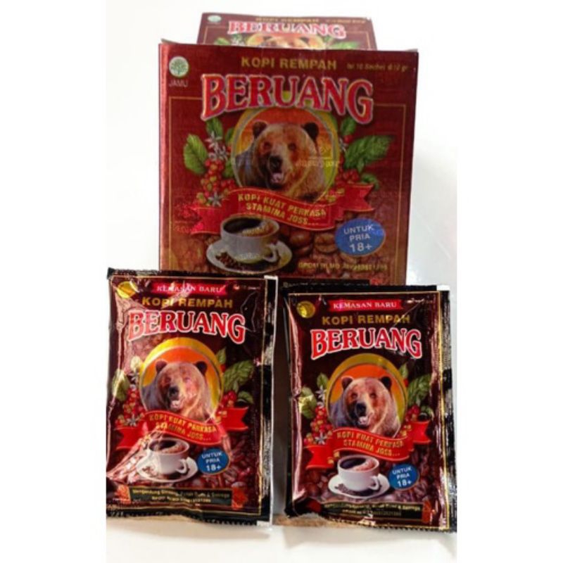 kopi rempah beruang eceran (saset)