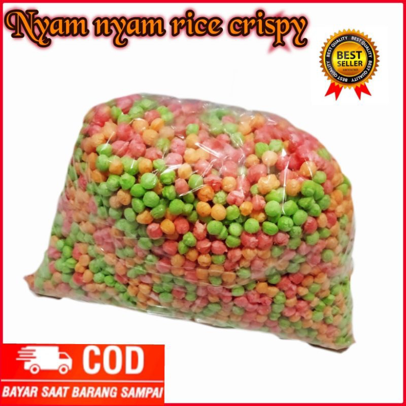 Nyamnyam rice crispy 500g top cemilan masa kini