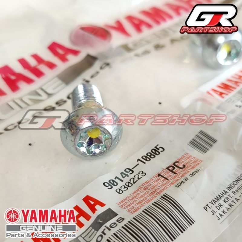 baut kaliper rem depan set 2 pcs 90149-10805 mio j gt m3 s z nmax aerox lexi soul gt fino xride freego jupiter mx z1 z robot mx king vega zr rr force fi xeon ori ygp original yamaha baut bintang caliper