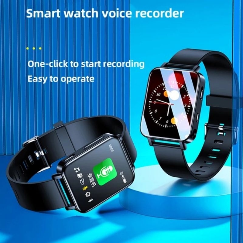 BENJIE A80 smartwatch pemutar MP3 Bluetooth 5.0 16GB HiFi perekam suara Noise Reduction jam tangan olahraga Mini Walkman portabel