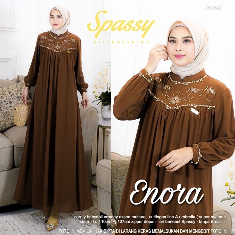 dress wanita enora maxy by Spassy