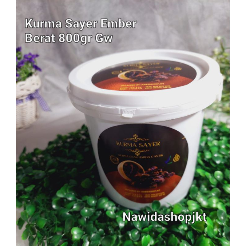 Kurma Sayer ember UK.800 gr Gw Kurma Enak Harga murah