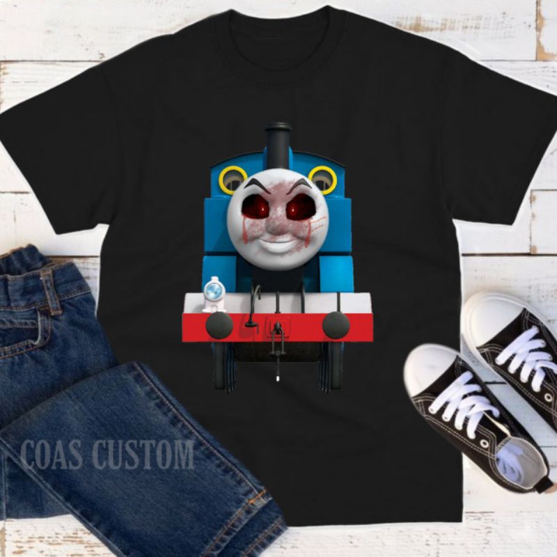 Kaos thomas exe baju anak free cetak nama