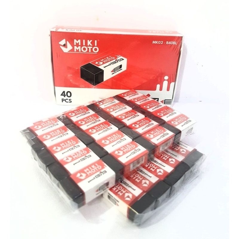

Harga satuan penghapus pensil(Miki moto)hitam kualitas premium