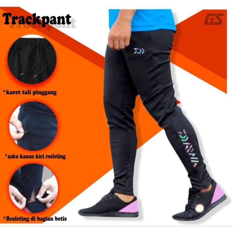 Celana Mancing Training Mancing Saku Resleting Celana Joger Mancing Scuba Premium