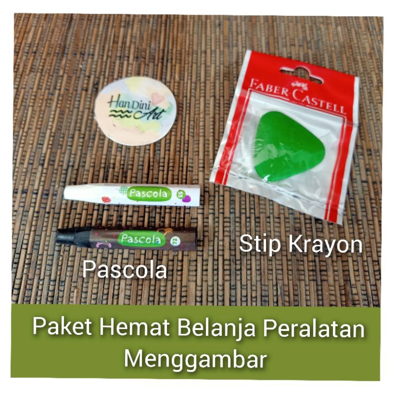 

Krayon Crayon Pascola Hitam Putih Penghapus Krayon Faber-Castell Paket Hemat Peralatan Menggambar