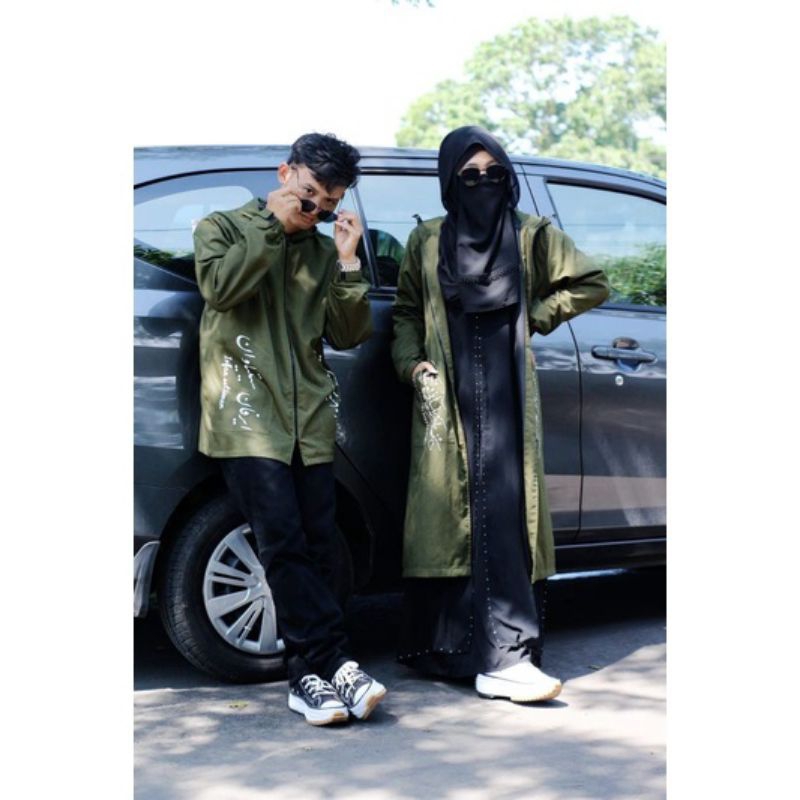 Jacket Hijaber Jaket Wanita Muslimah Azmi Hijab LONG COAT PREMIUM Best Seller Coat Wanita Muslimah T