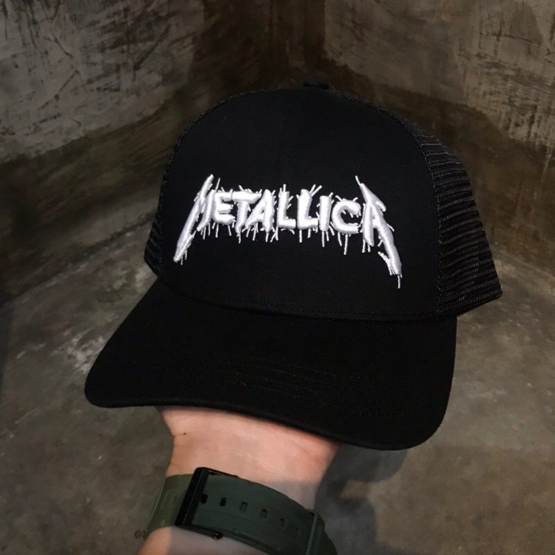 Topi Trucker Cap Band New Original METALLICA