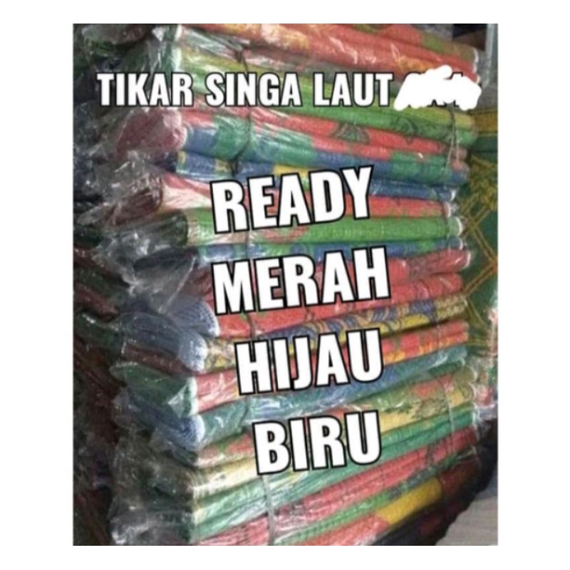 SINGA LAUT 3x4 / TIKAR PLASTIK 3x4 / TIKAR SINGA LAUT /  SINGA LAUT 3x4 / KARPET SINGA LAUT / ALAS