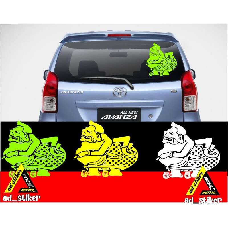 STIKER KACA BELAKANG MOBIL AVANZA XENIA SIGRA INNOVA RUSH TERIOS FORTUNER XPANDER PAJERO DLL STIKER 