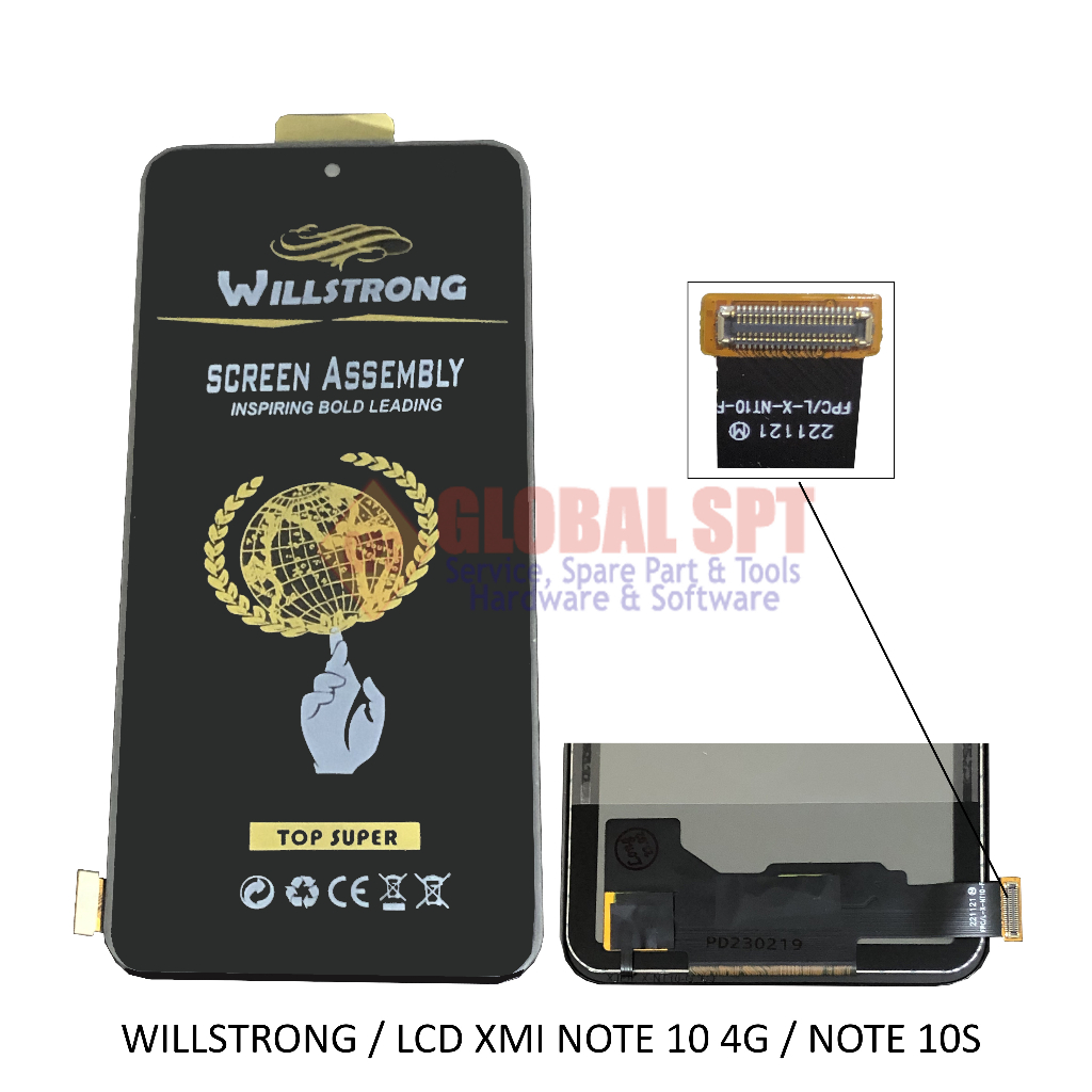 WILLSTRONG / LCD TOUCHSCREEN XIAOMI REDMINOTE 10 4G / NOTE 10S / NOTE10 4G