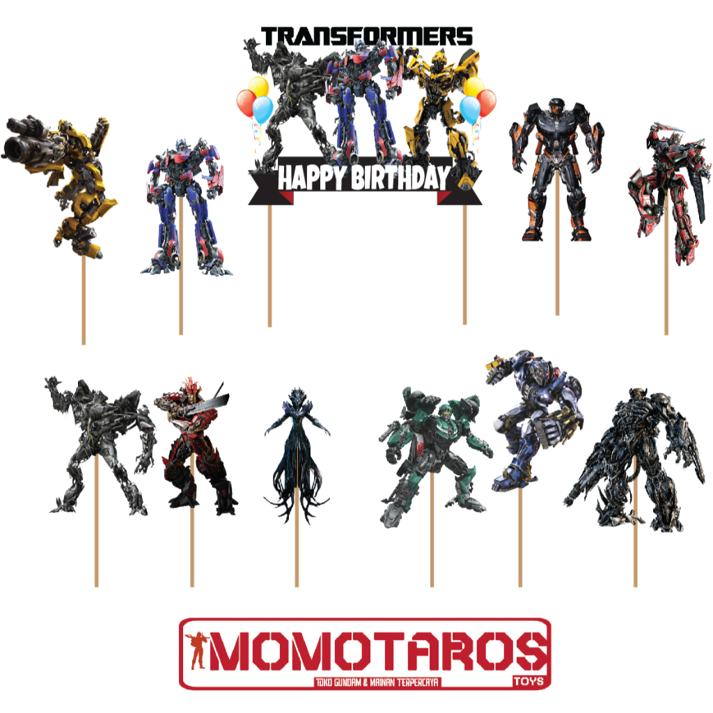Topper cake TransformersThe Movie set