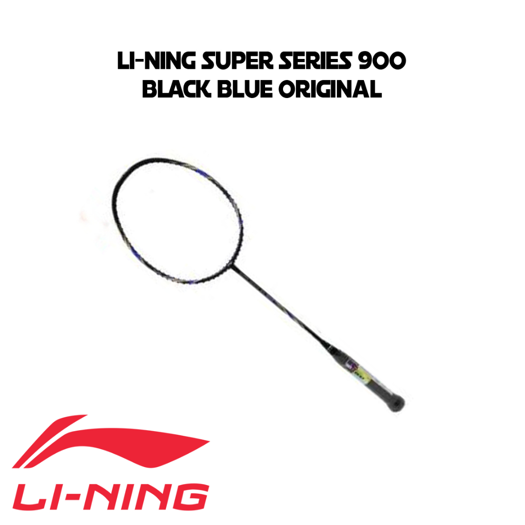 Raket Badminton Lining SS900 Super Series 900 Black Blue Original