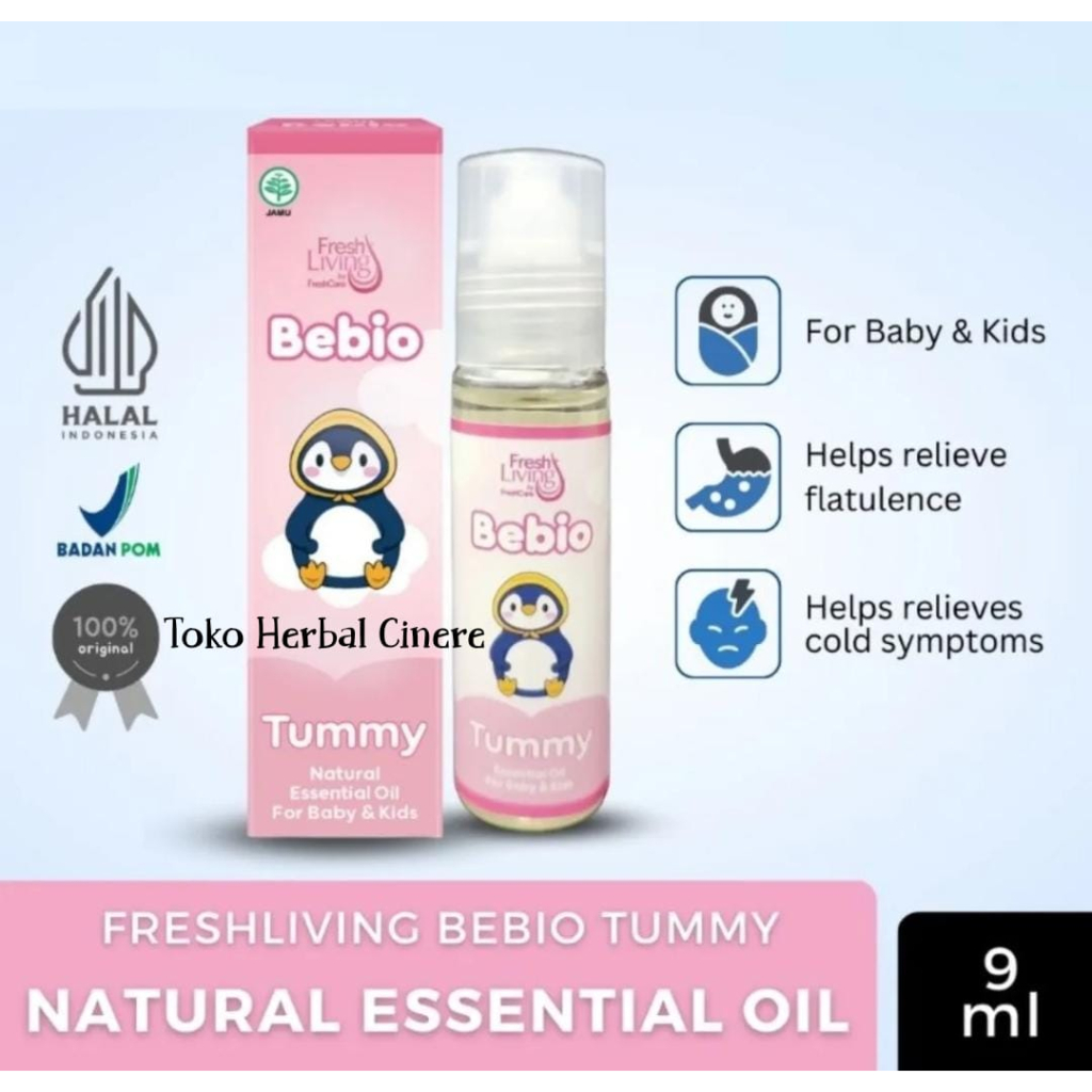 Freshliving BEBIO FreshCare Baby 9ml ( Bebio Tummy ) bisa untuk bayi umur 0 tahun - Freshcare Baby B