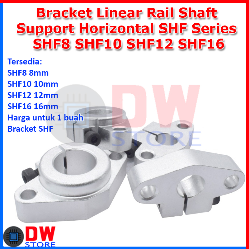 Bracket Liniear Rail Support Horizontal SHF SHF8 SHF10 SHF12 SHF16