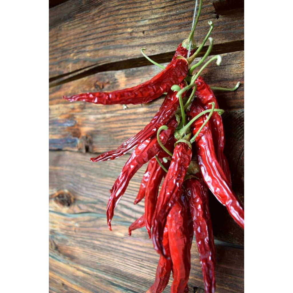 Lombok Besar Kering (1 Kg) / Lombok Ambulu / Lombok Habang / Dry Red Chili India / Cabe Kering Indian / Whole Chillies Mirch Chilli