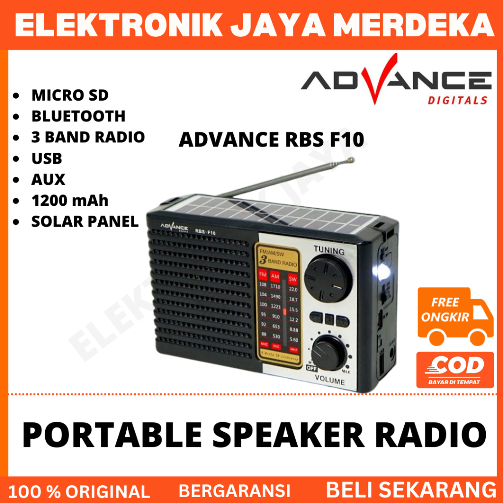 Radio Portable Advance RBS F18 / Radio jadul / Radio kuno / Radio bluetooth