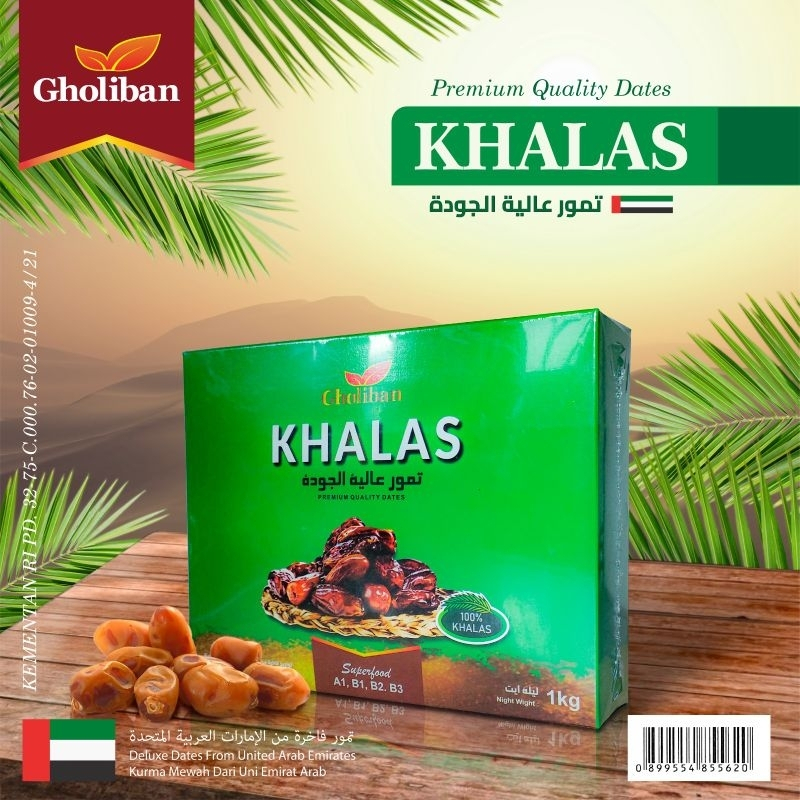 KURMA GHOLIBAN KHALAS / KHOLAS 1 kg