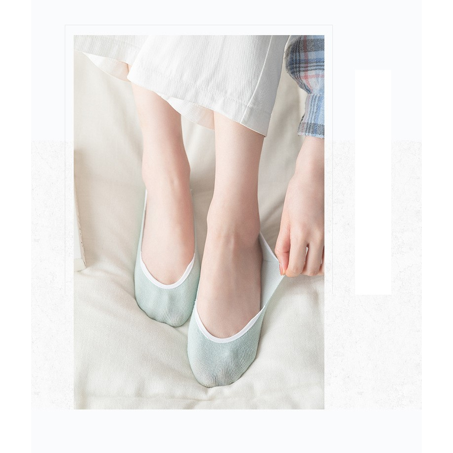 Kaos Kaki Wanita Spring Summer Hidden Women Invisible Socks SCH51