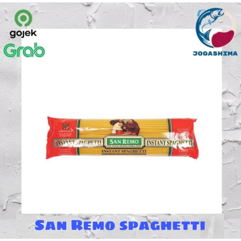 

San Remo Spaghetti/ pasta / mie instant 500g