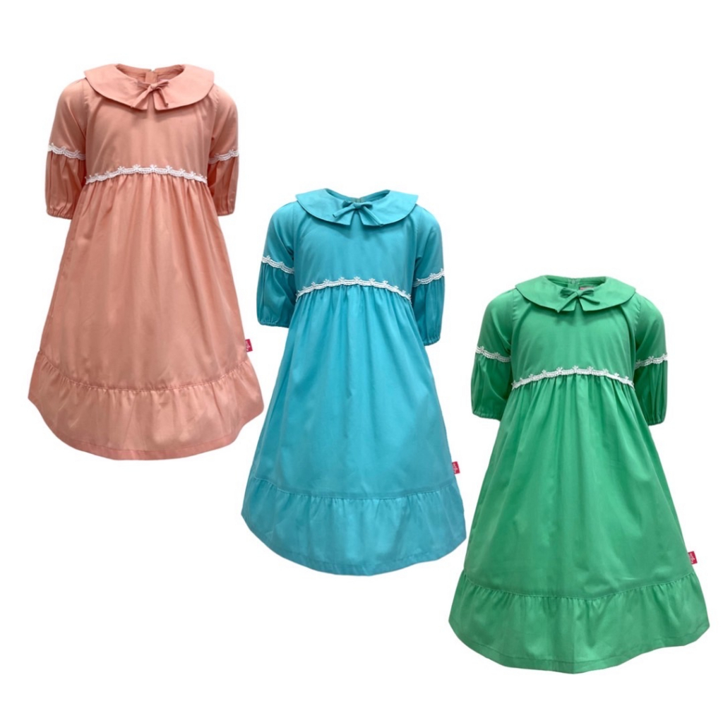 Pingu Semi Gamis Anak Perempuan Polos 91000523