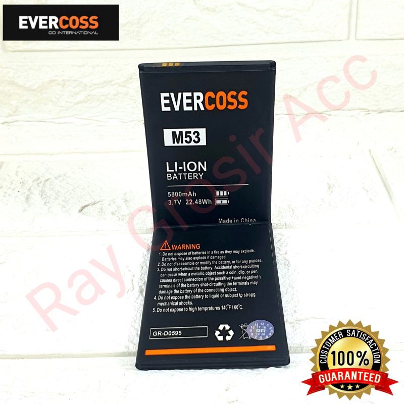 Baterai Original Evercoss M53 4G LTE