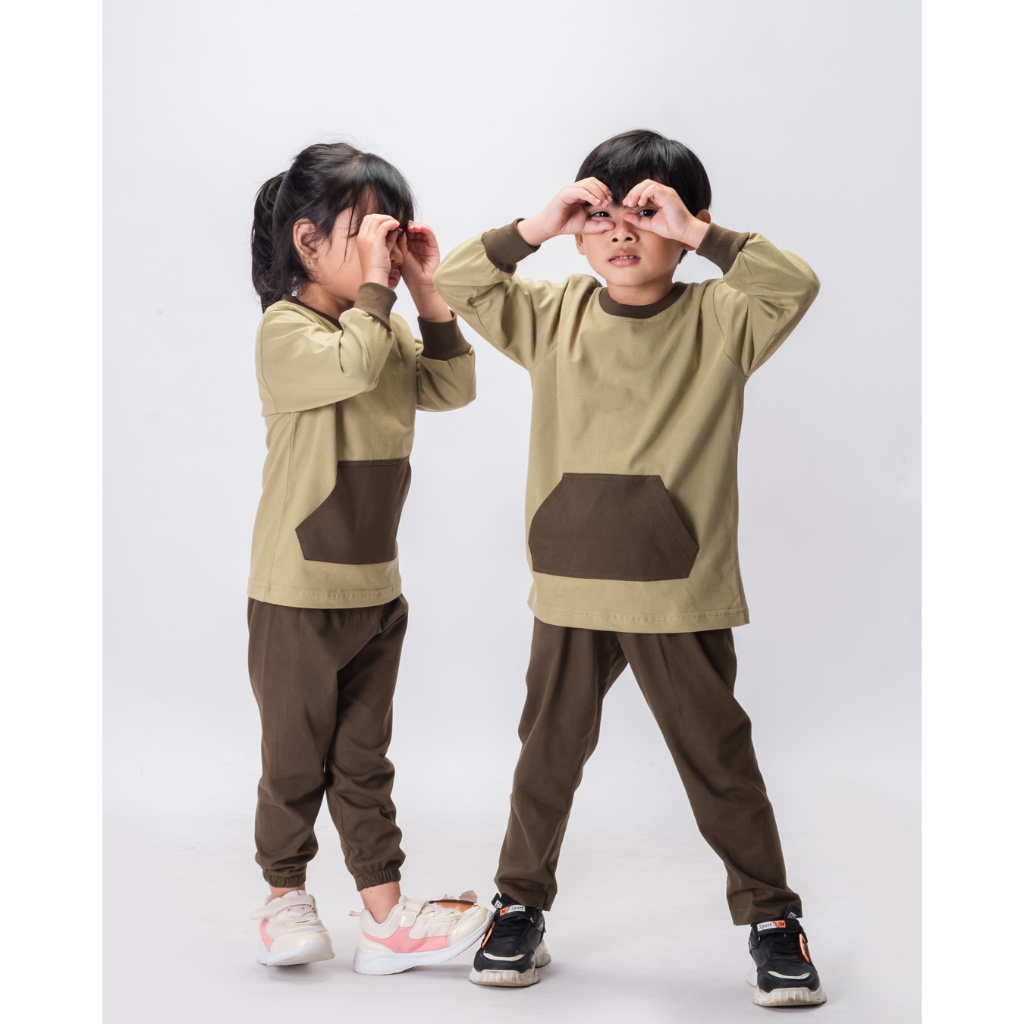 Bajubaja Junior jogger pants / celana panjang anak joger bahan cotton combed 24s