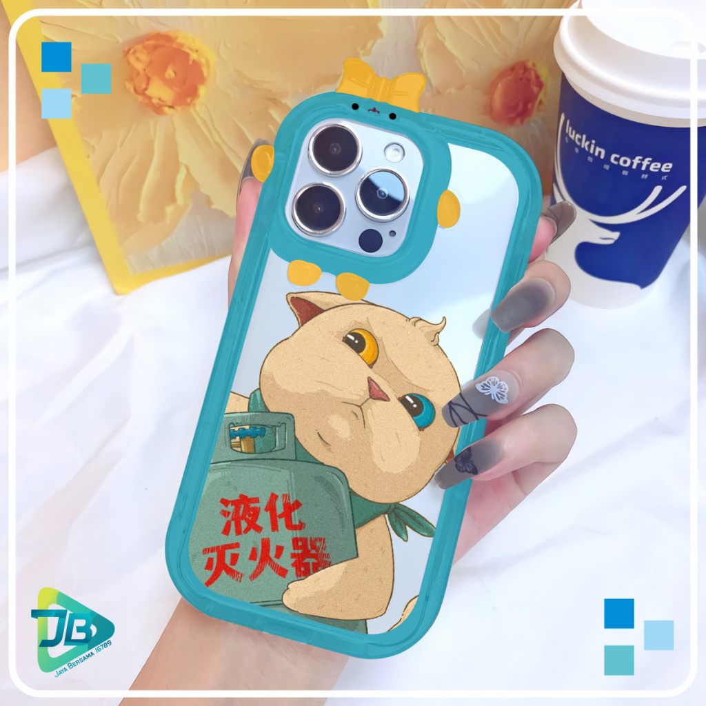 CUSTOM SOFTCASE PITACU FRAME KARAKTER CUSTOM POSISION CAT FOR REALME C1 C2 5 5I 5S C3 9I C11 C20 C30 C31 C33 C21 C21Y C25Y C15 C12 C25 C35 NARZO 50I 50A PRIME JB8408