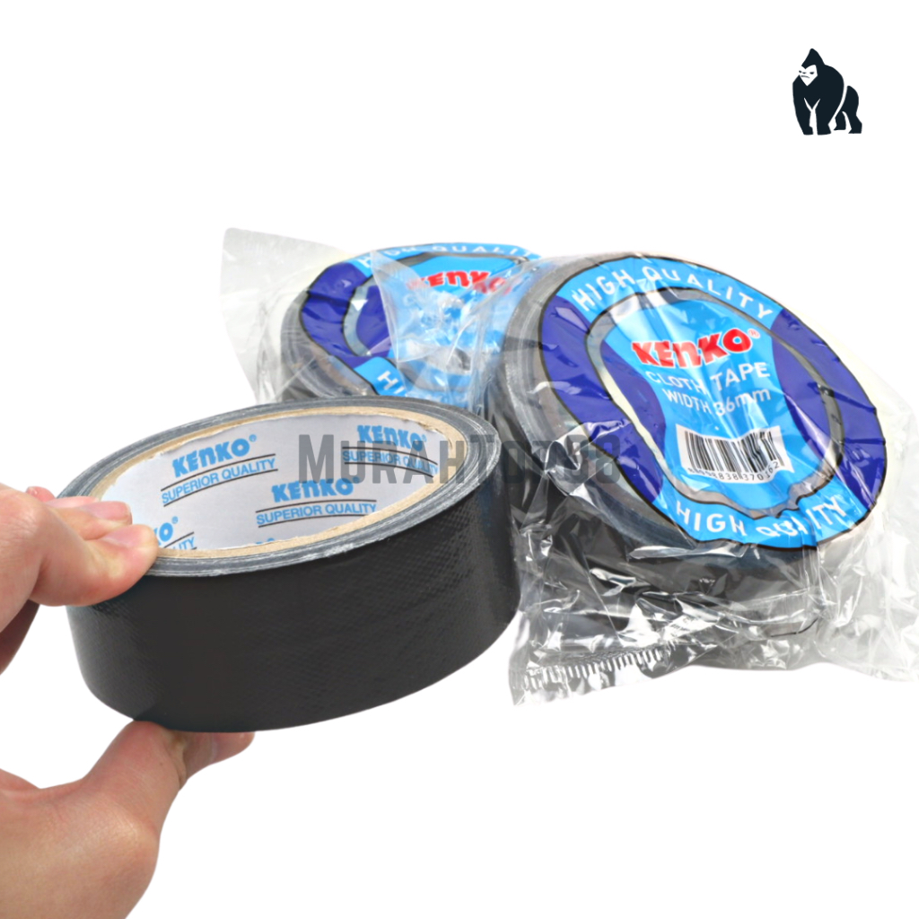 

Lakban Kain Hitam Kenko 36 MM Blue Core / Linen Cloth Tape Sedang Core Biru