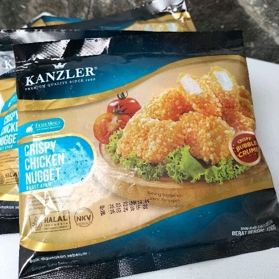 

KANZLER Original Crispy Chicken Nugget 120gr Nuget Bentuk Kombinasi Premium