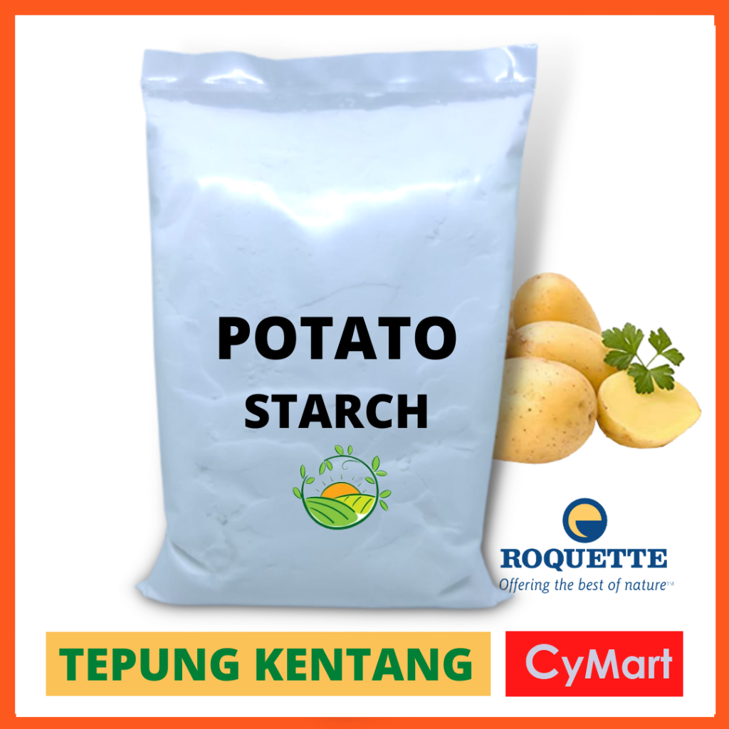 

Tepung Kentang Potato Starch Putih (Pati Kentang) @ 500 Gram Windmill
