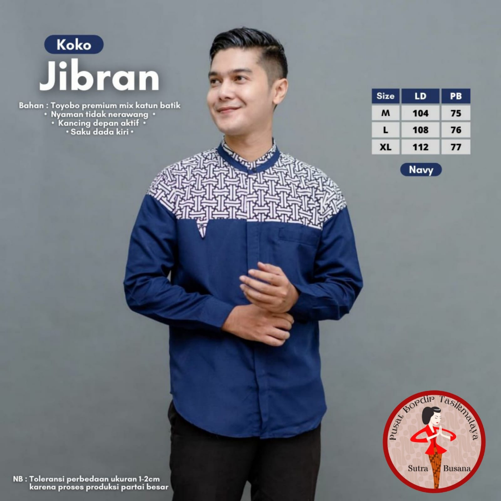 Pusat Bordir Tasikmalaya - Koko Dewasa Jibran Series